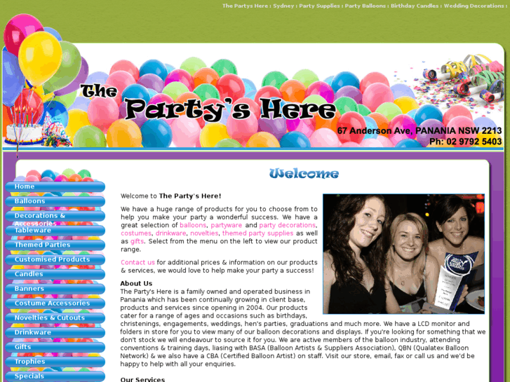 www.thepartyshere.com.au