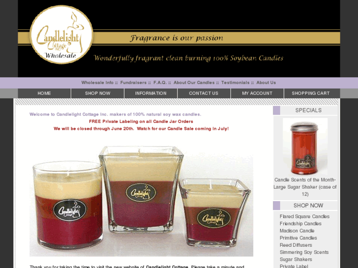 www.wholesalesoycandles.com