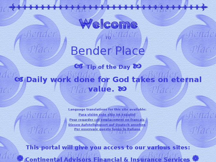 www.benderplace.com