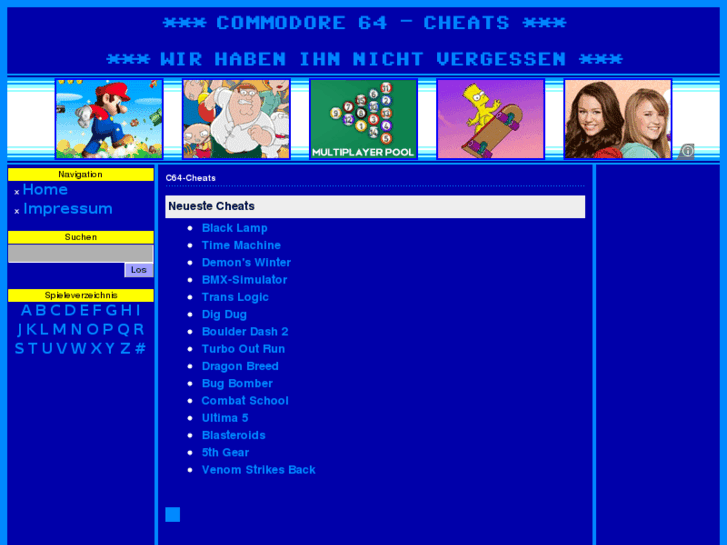 www.c64cheats.de