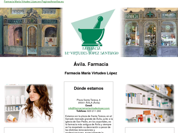 www.farmaciamariavirtudeslopez.com