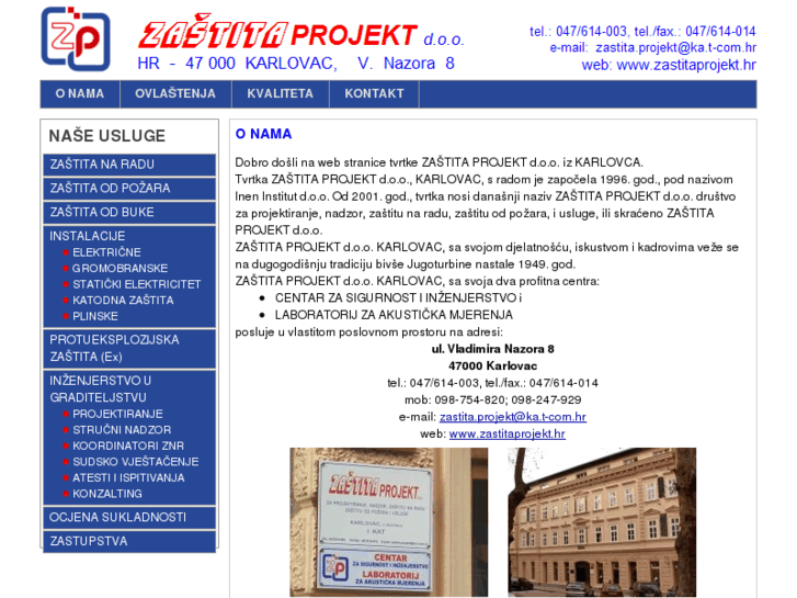 www.zastitaprojekt.hr