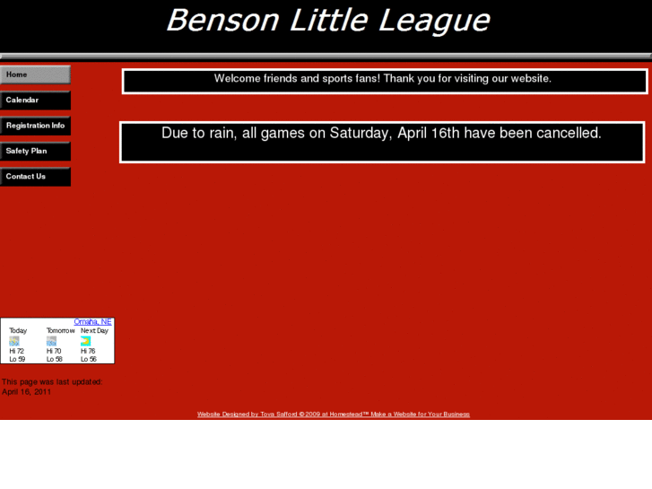 www.bensonlittleleague.com