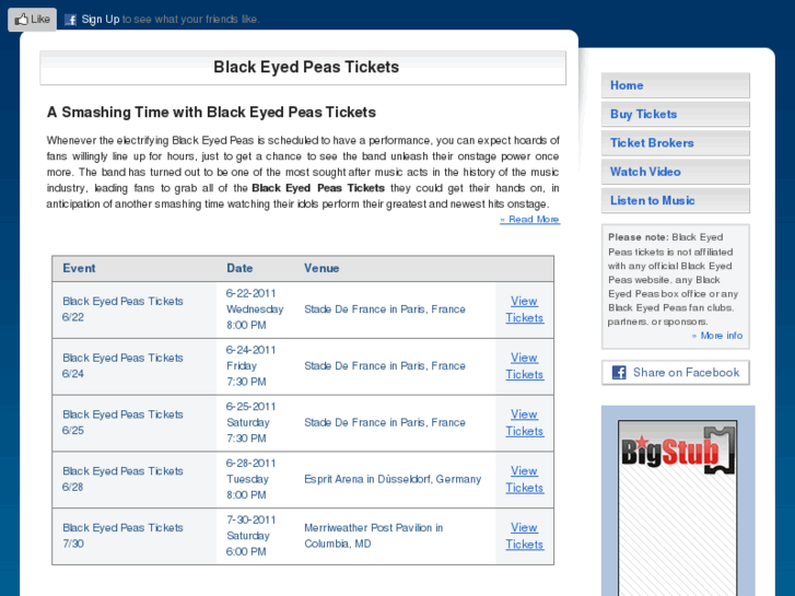 www.blackeyedpeasticket.net