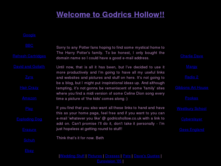 www.godricshollow.co.uk