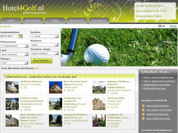 www.hotel4golf.nl