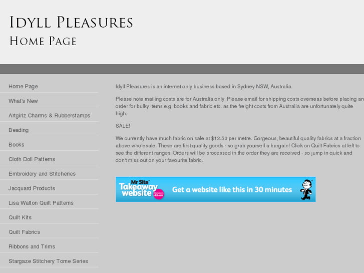 www.idyllpleasures.com