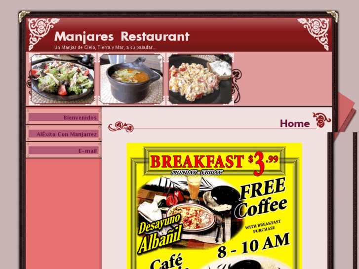 www.manjaresrestaurant.com