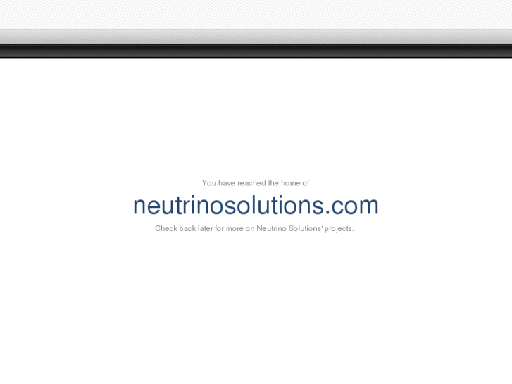 www.neutrinosolutions.com