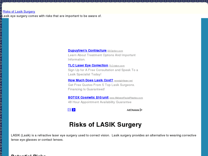 www.risksoflasiksurgery.com