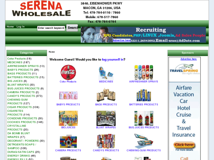 www.serenawholesaler.com