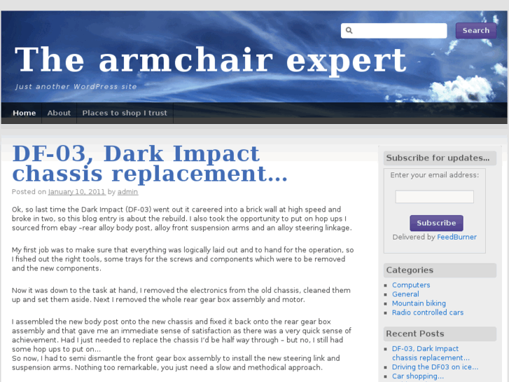 www.thearmchairexpert.info