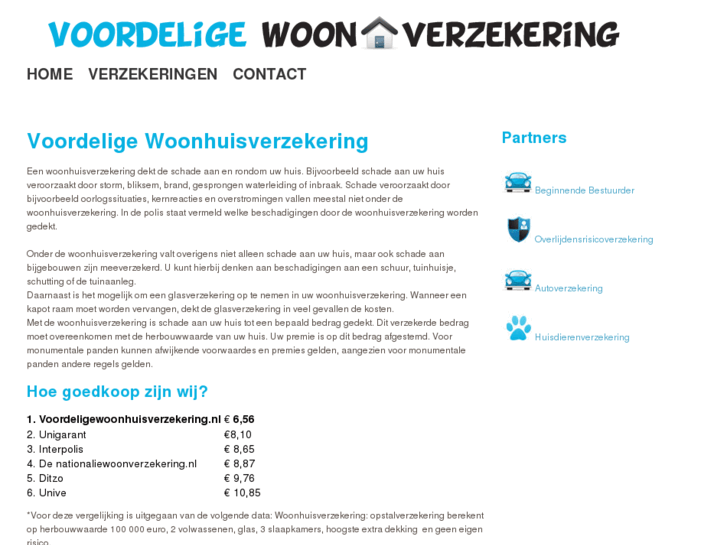 www.voordeligewoonhuisverzekering.nl