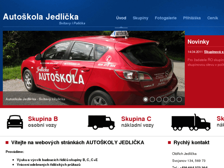 www.autoskolajedlicka.cz