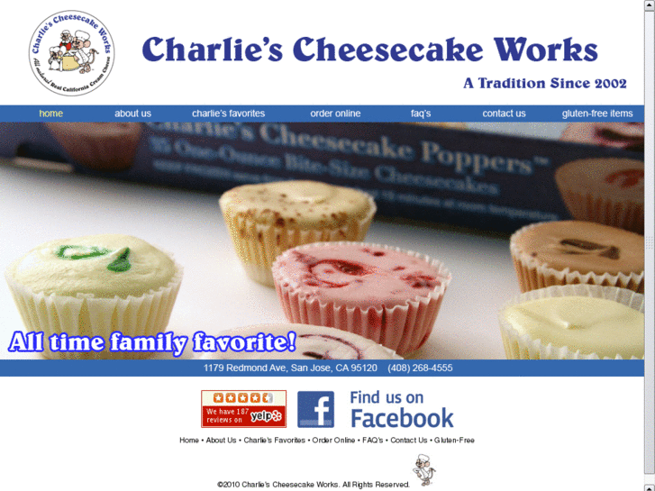 www.charliescheesecakeworks.com