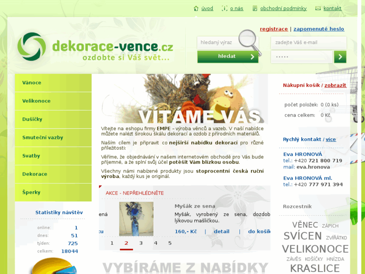 www.dekorace-vence.cz