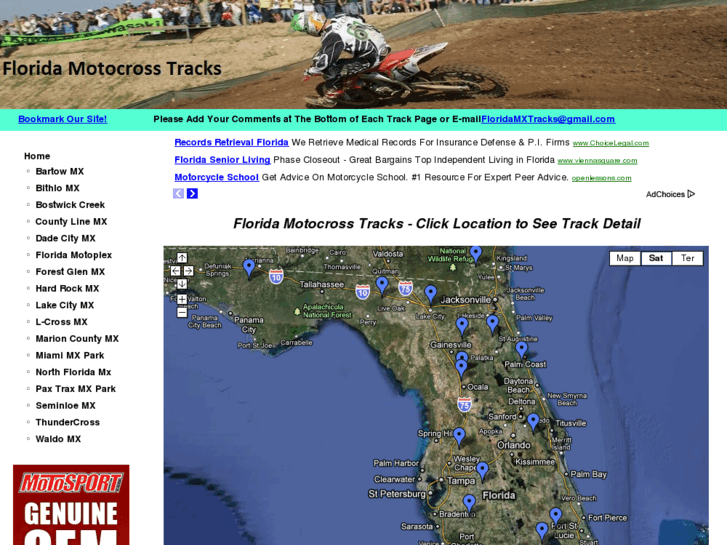 www.floridamotocrosstracks.com