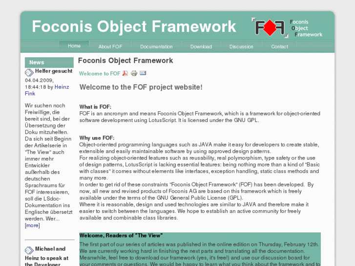 www.foconis-object-framework.de