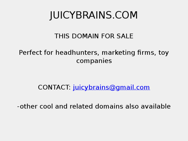 www.juicybrains.com