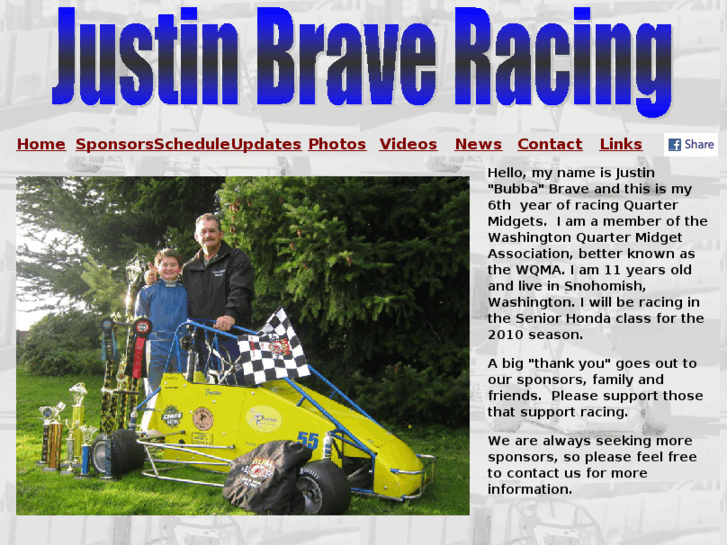 www.justinbraveracing.com