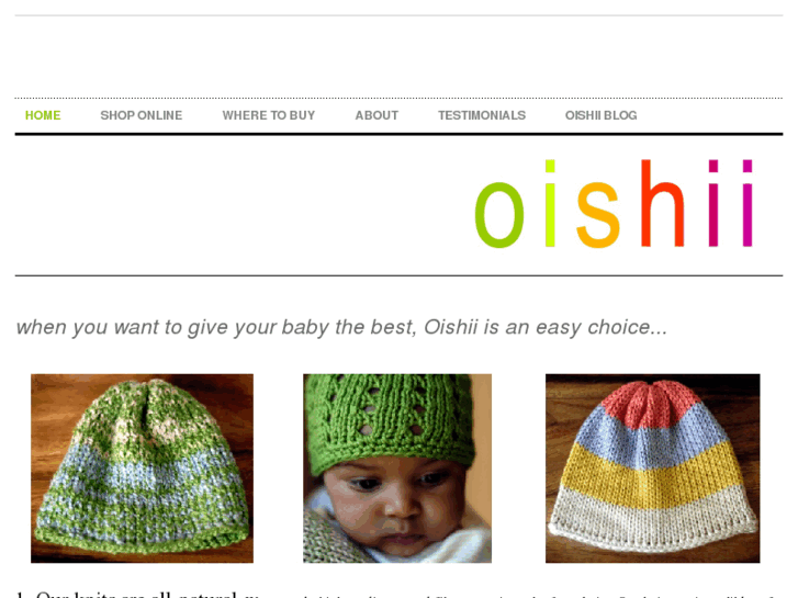 www.oishiihandmade.com