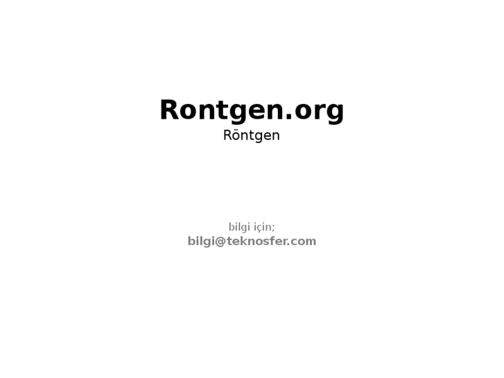 www.rontgen.org