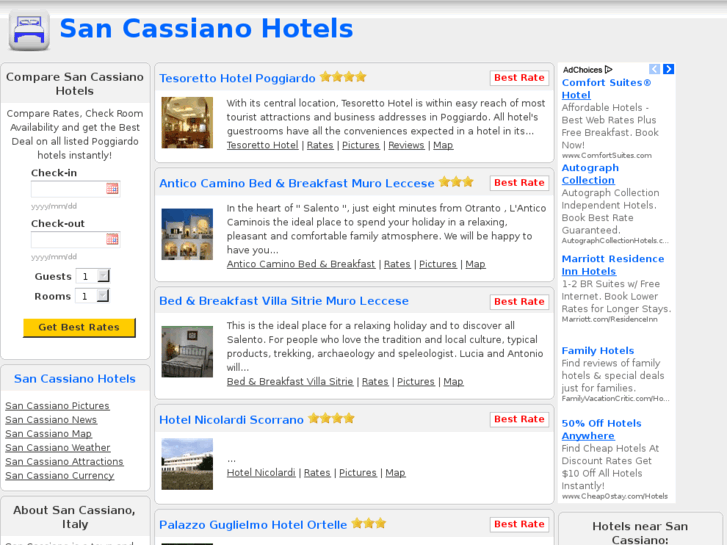 www.sancassianohotels.com