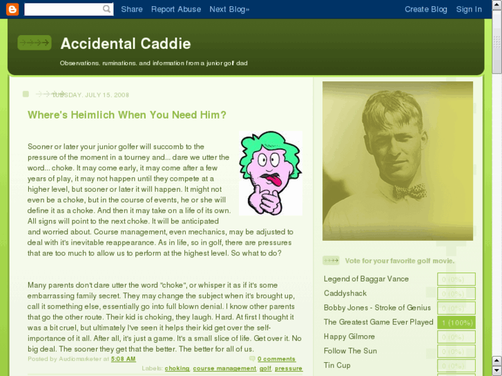 www.theaccidentalcaddie.com