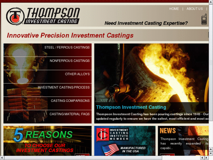 www.thompsoncastings.com