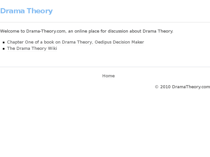 www.drama-theory.com