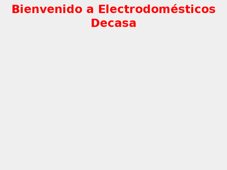 www.electrodomesticos-decasa.com