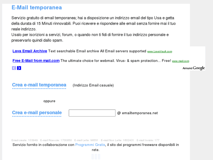 www.emailtemporanea.net