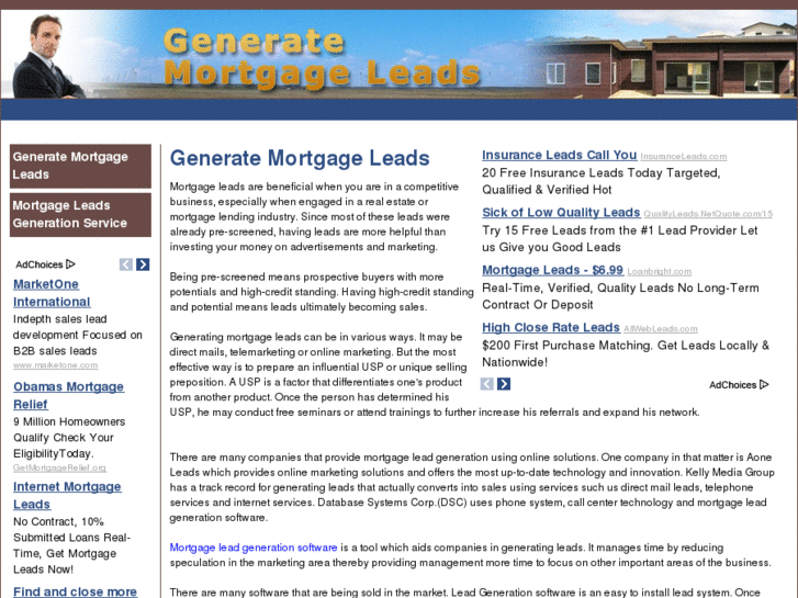 www.generatemortgageleads.net