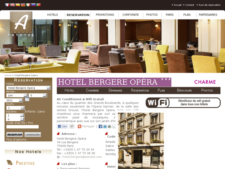 www.hotelbergereopera.com