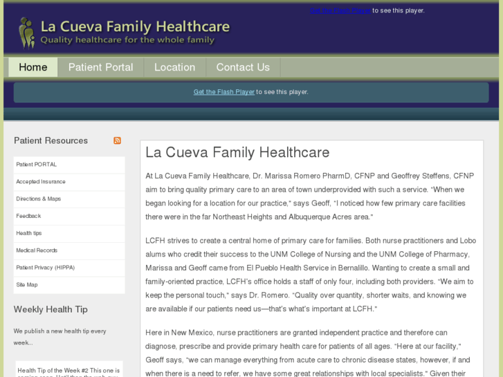 www.lacuevafamilyhealthcare.com