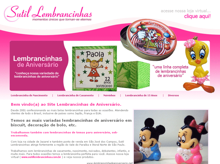 www.lembrancinhadeaniversario.net