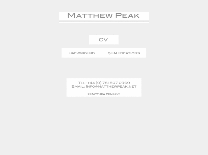 www.matthewpeak.net