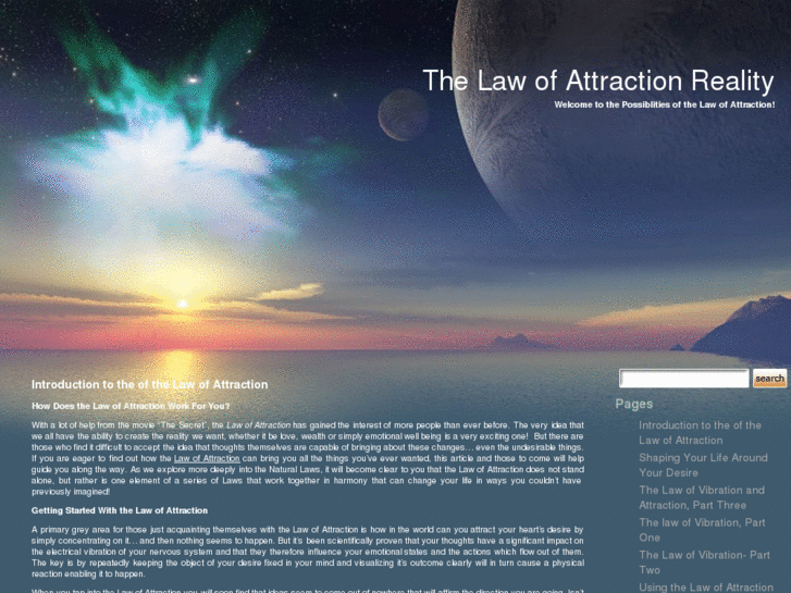 www.thelawofattractionreality.com