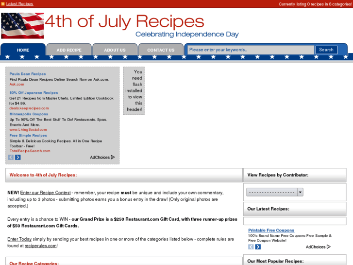 www.4thofjulyrecipes.net