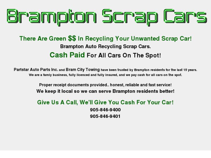 www.bramptonscrapcars.com