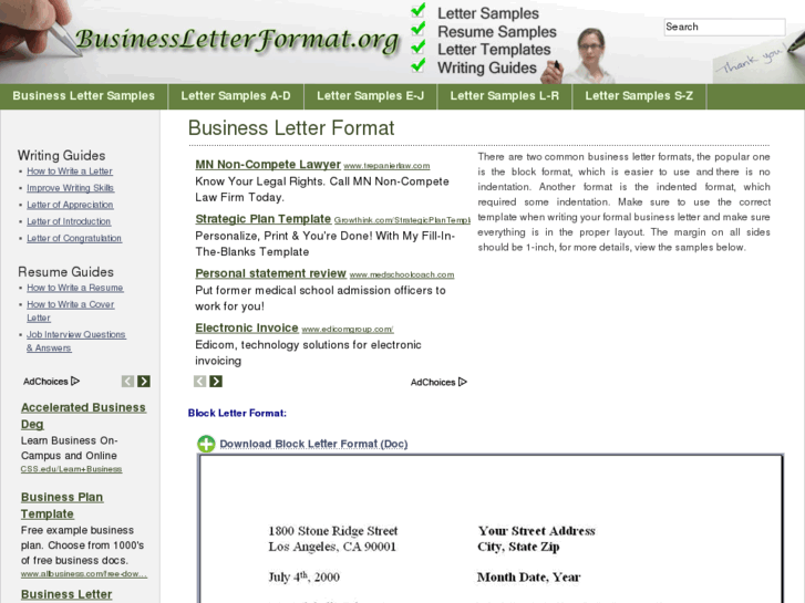 www.businessletterformat.org