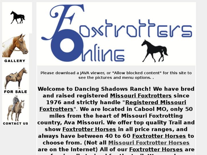 www.foxtrottersonline.com