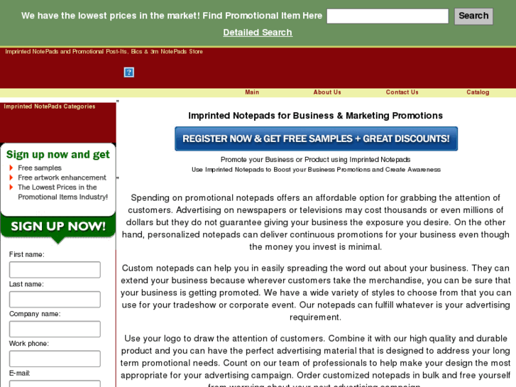 www.imprintednotepads.com