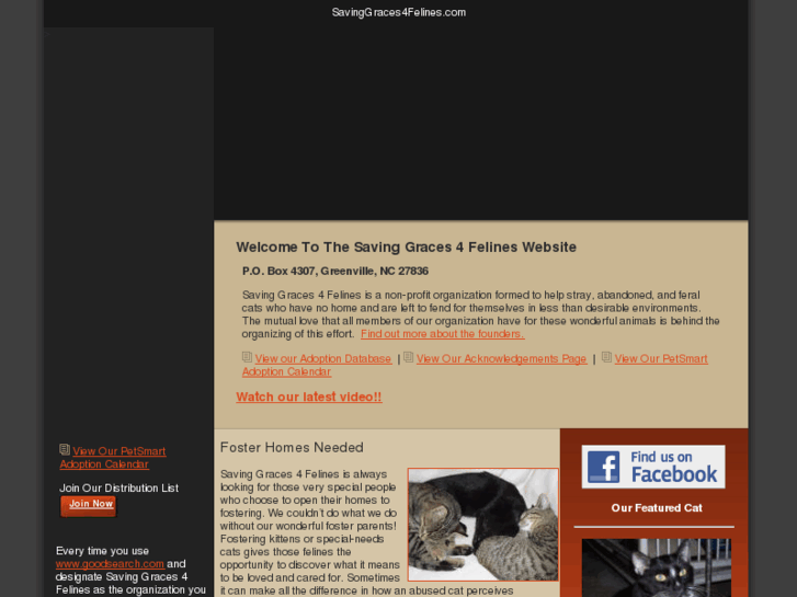 www.savinggraces4felines.com