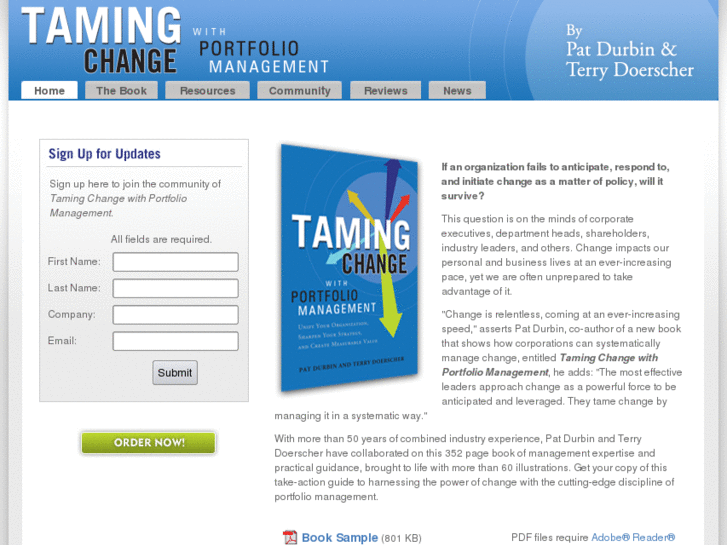 www.tamingchange.net