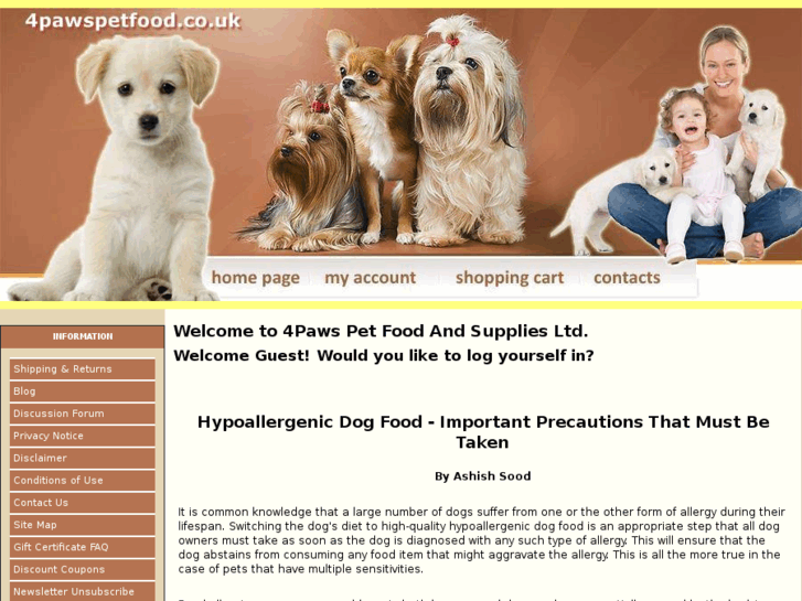 www.4pawspetfood.co.uk