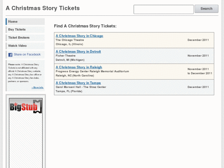 www.achristmasstorytickets.com