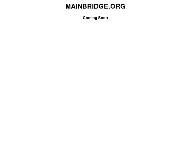 www.mainbridge.org