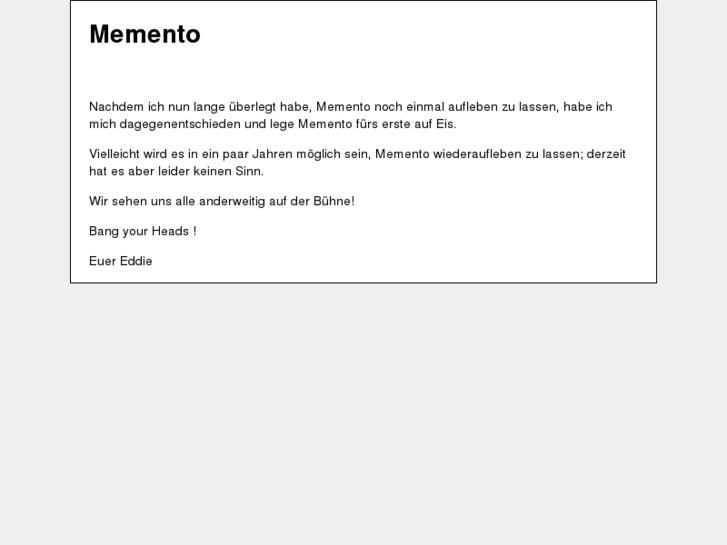 www.memento-metal.com