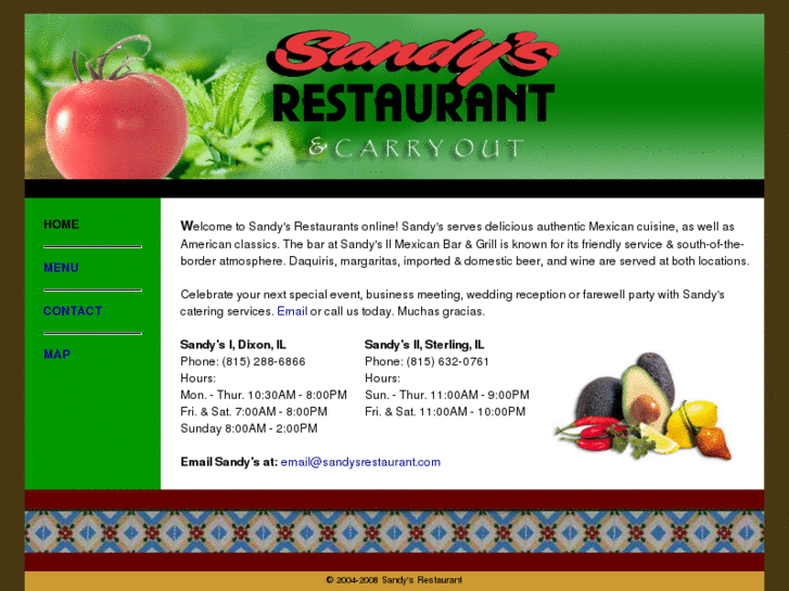 www.sandysrestaurant.com